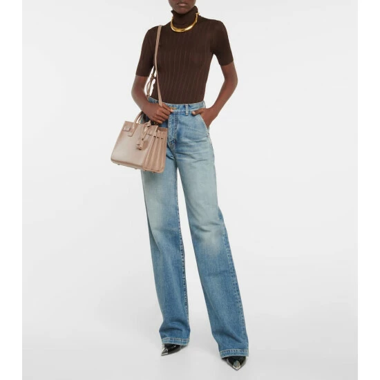 Coupon 😀 Saint Laurent Sac De Jour Baby Leather Tote Bag 😍 - Image 4