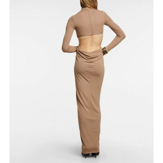 Promo ✔️ Saint Laurent Draped Maxi 👗 Dress 😉 - Image 2