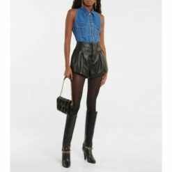 Buy โค๏ธ Saint Laurent Denim Bodysuit ๐