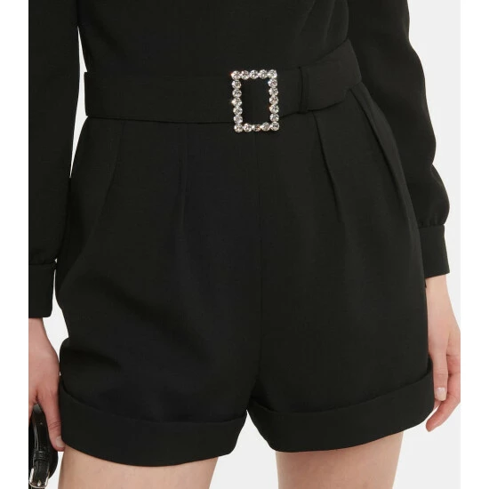 Top 10 💯 Saint Laurent Belted Sablé Playsuit 🛒 - Image 4
