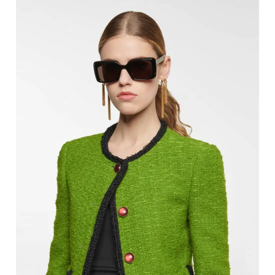 Cheap โ Saint Laurent Square Acetate ๐ Sunglasses ๐งจ - Image 2