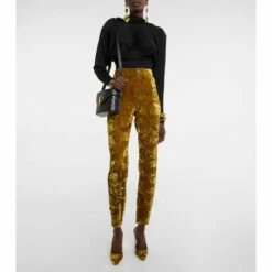 Hot Sale 🌟 Saint Laurent Velvet Leggings 🛒