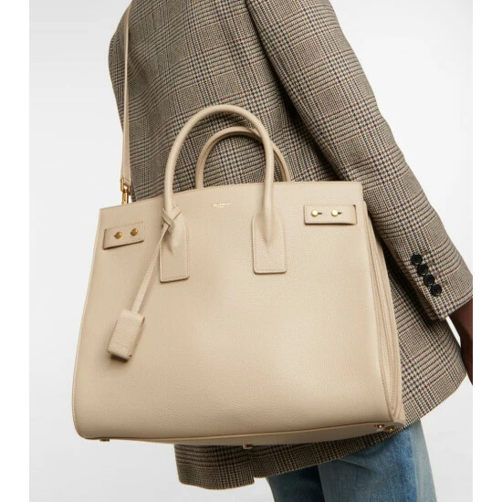 Coupon ✨ Saint Laurent Sac De Jour Medium Leather Tote Bag ⌛