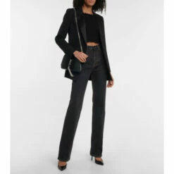 Best Sale ⭐ Saint Laurent Crochet Wool Crop Top ✔️