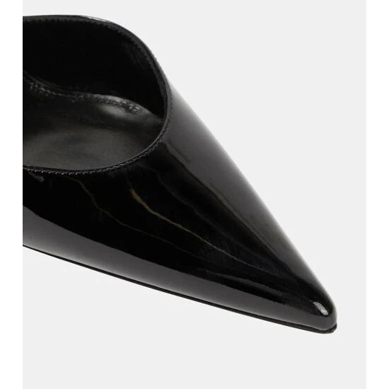 Buy 👏 Saint Laurent Claw Embellished Patent Leather Pumps 👍 - Image 5