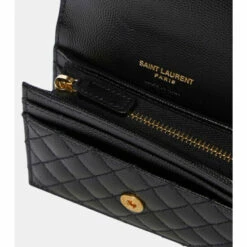Budget 🤩 Saint Laurent Monogram Leather Wallet ❤️