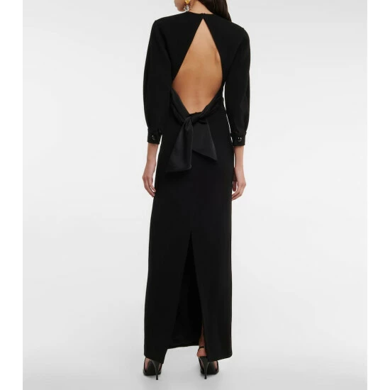 Cheapest 💯 Saint Laurent Wool Maxi 👗 Dress 👏 - Image 2