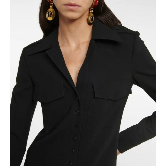 Best Pirce ๐ฅ Saint Laurent Wool Polo Maxi ๐ Dress ๐ฅฐ - Image 3