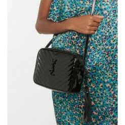 Outlet 💯 Saint Laurent Lou Camera Patent Leather Crossbody Bag 🤩