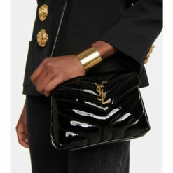 Top 10 😀 Saint Laurent Loulou Mini Patent Leather Shoulder Bag 🌟