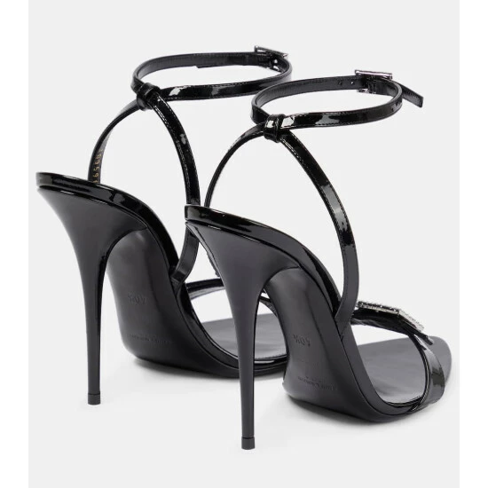 Deals 😀 Saint Laurent Claude Patent Leather 🩴 Sandals 🎉 - Image 2