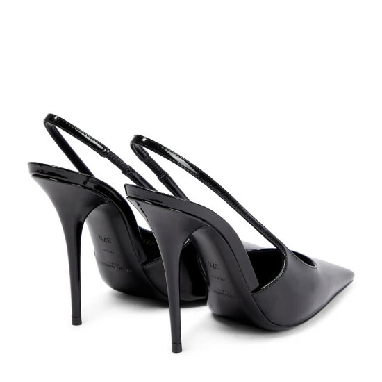Best Pirce โ Saint Laurent Blade Patent Leather Slingback Pumps โ - Image 2