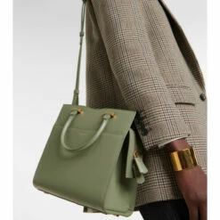 Hot Sale 🔥 Saint Laurent Uptown Small Leather Tote Bag 👏