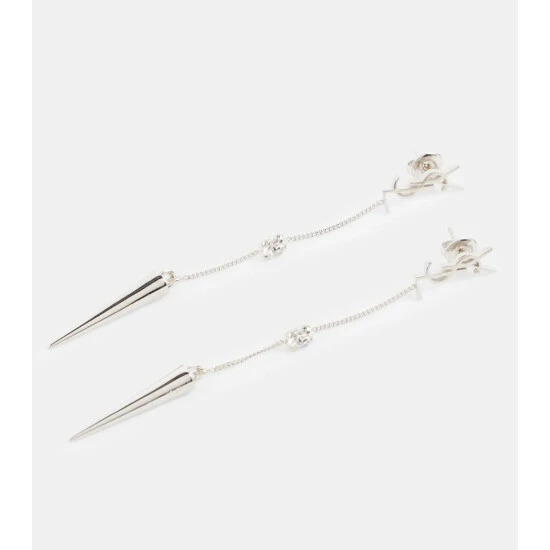 Cheap 🎁 Saint Laurent Opyum Embellished Earrings ✨ - Image 3