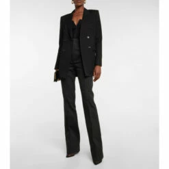 New 🔥 Saint Laurent Ribbed-knit Wool-blend Bustier 😍