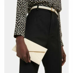 Best reviews of 🤩 Saint Laurent Paloma Leather Envelope Clutch 🛒