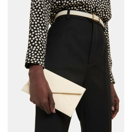 Best reviews of ๐คฉ Saint Laurent Paloma Leather Envelope Clutch ๐