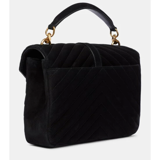 Cheap ❤️ Saint Laurent Collège Medium Suede Shoulder Bag ⭐ - Image 3