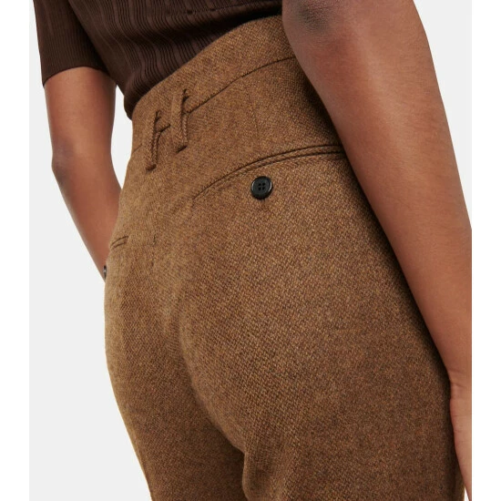 Best Pirce 😀 Saint Laurent High-rise Flared Wool Pants 🤩 - Image 4