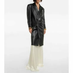 Best Pirce ⭐ Saint Laurent Leather 🧥 Coat 🌟