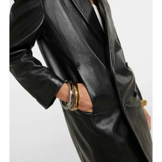 Best Pirce ⭐ Saint Laurent Leather 🧥 Coat 🌟 - Image 3