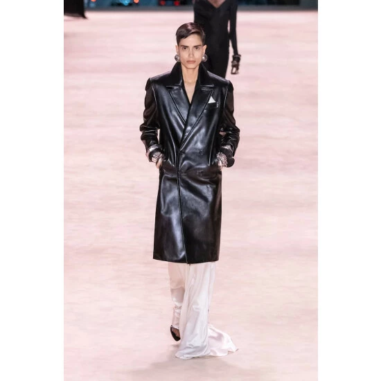 Best Pirce ⭐ Saint Laurent Leather 🧥 Coat 🌟 - Image 5