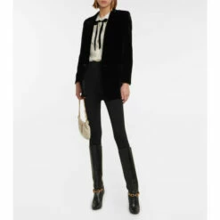 Flash Sale 😉 Saint Laurent Velvet Single-breasted Blazer 🤩