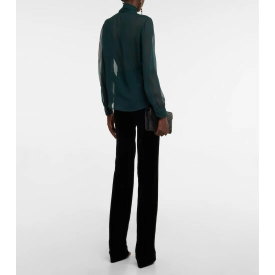 Hot Sale ๐ Saint Laurent Silk Chiffon Blouse ๐ - Image 2
