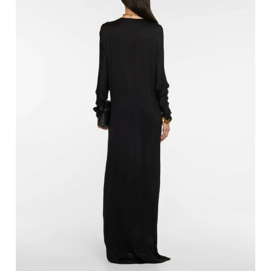 Hot Sale โญ Saint Laurent Silk-satin Gown ๐งจ - Image 2