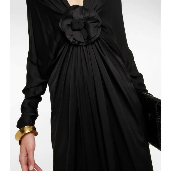 Hot Sale โญ Saint Laurent Silk-satin Gown ๐งจ - Image 4