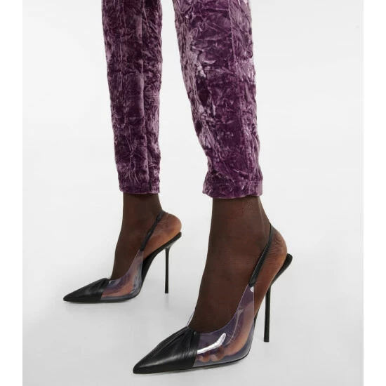 Best reviews of 😉 Saint Laurent Chica PVC And Leather Slingback Pumps ⌛ - Image 3