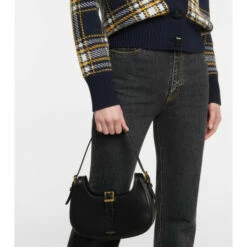 Promo ⭐ Saint Laurent Fermoir Leather Shoulder Bag 😀