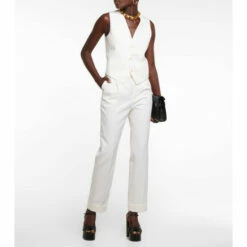 Best Sale 👏 Saint Laurent High-rise Virgin Wool Straight Pants 🧨