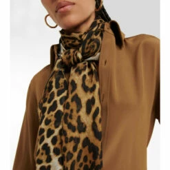 Top 10 👏 Saint Laurent Printed Cashmere And Silk Scarf 💯