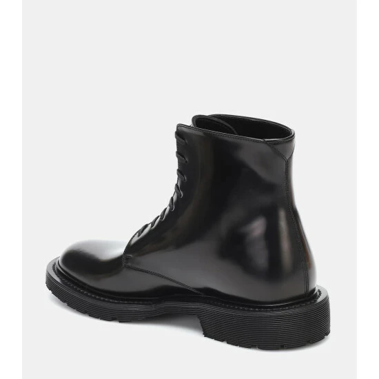 Cheap β€οΈ Saint Laurent Leather Lace-up π₯Ύ Boots π - Image 2