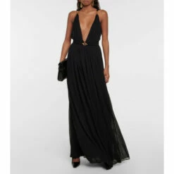 Best reviews of 🔔 Saint Laurent V-neck Gown ⭐