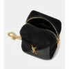 Best Pirce ❤️ Saint Laurent Jamie Cube Leather And Suede Bag Charm 🤩
