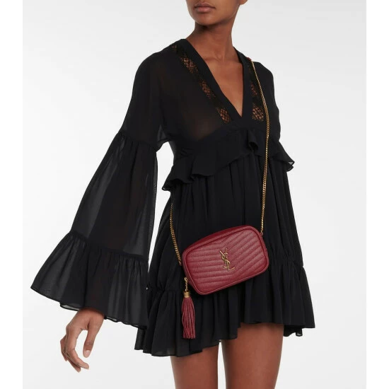 Cheapest ๐ Saint Laurent Lou Camera Mini Leather Shoulder Bag ๐ฏ