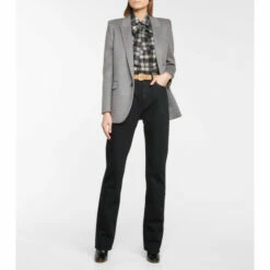 Promo 😀 Saint Laurent High-rise Flared 👖 Jeans 😍