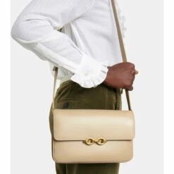 New ⌛ Saint Laurent Le Maillon Leather Shoulder Bag ✨