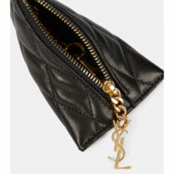 Flash Sale ✨ Saint Laurent Quilted Leather Pouch ⭐