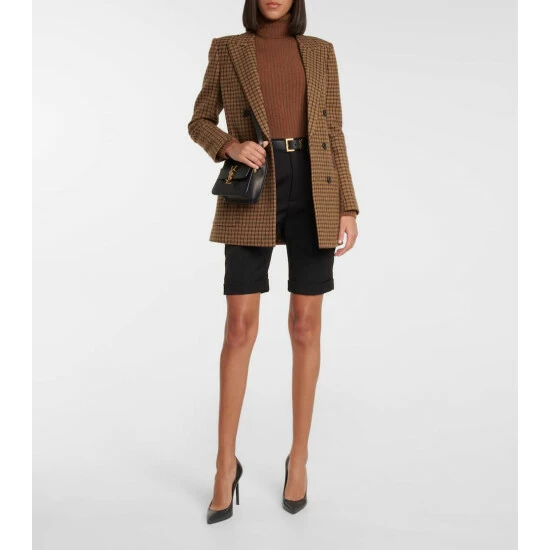 Hot Sale 👍 Saint Laurent Ribbed-knit Wool And Cashmere Turtleneck Sweater 😍