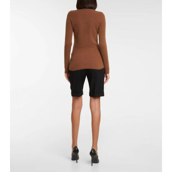 Hot Sale 👍 Saint Laurent Ribbed-knit Wool And Cashmere Turtleneck Sweater 😍 - Image 2