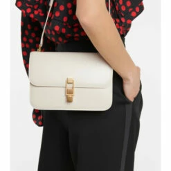 Brand new ⌛ Saint Laurent Le Carré Leather Shoulder Bag 🛒