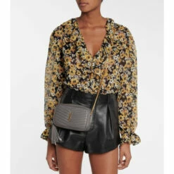 Budget 🧨 Saint Laurent Lou Camera Mini Leather Shoulder Bag 😉