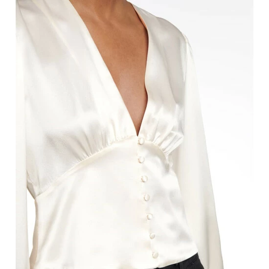 Deals ๐คฉ Saint Laurent Silk Blouse โค๏ธ - Image 3
