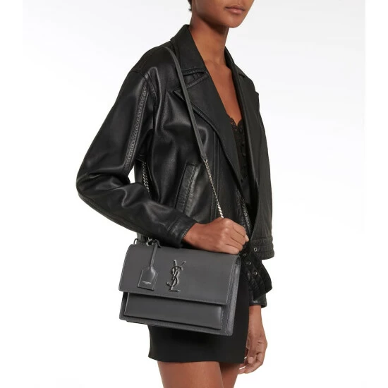 Deals ๐ Saint Laurent Sunset Monogram Medium Leather Shoulder Bag ๐