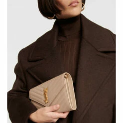 Wholesale 🛒 Saint Laurent Envelope Small Leather Wallet On Chain ✨