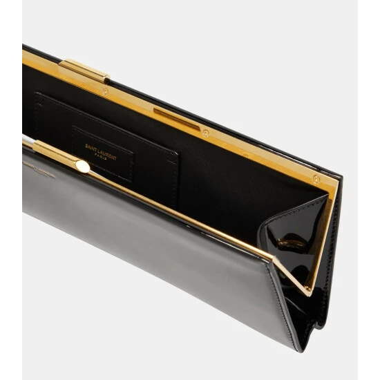 Buy ❤️ Saint Laurent Midnight Patent Leather Clutch 🥰 - Image 2