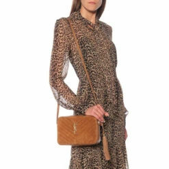 Outlet ✨ Saint Laurent Lou Camera Suede Crossbody Bag ⌛